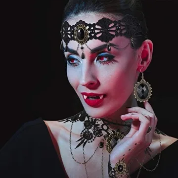 Vampire Costume Accessory Set for Halloween Parties