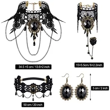 Vampire Costume Accessory Set for Halloween Parties