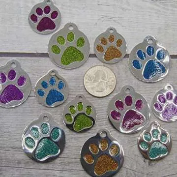 Custom Engraved Pet Tag - Stylish ID for Dogs and Cats in Deep Pink