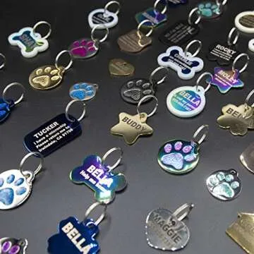 Engraved Pet Tag - Custom ID for Dogs & Cats
