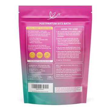 Pink Stork Sitz Bath Soak for Postpartum Recovery Essentials