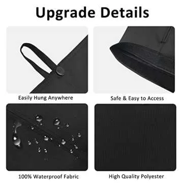 Kakaforsa Black Toilet Paper Holder for Car and Home