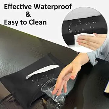 Kakaforsa Black Toilet Paper Holder for Car and Home