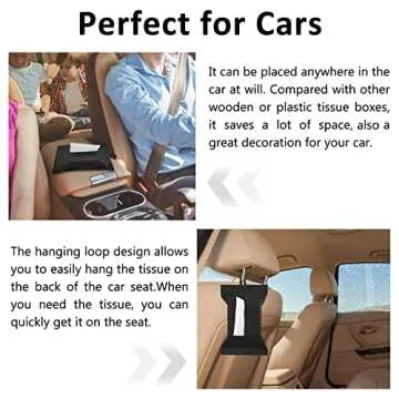 Kakaforsa Black Toilet Paper Holder for Car and Home