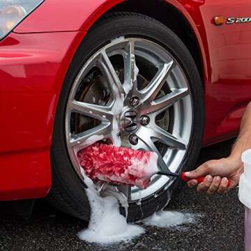 Chemical Guys ACC608 1 Pack Red Rocket Detailing Brush