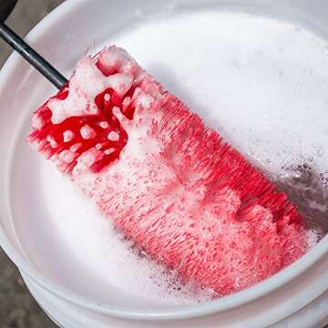 Chemical Guys ACC608 1 Pack Red Rocket Detailing Brush