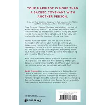 Sacred Marriage: What If God Designed Marriage to Make Us Holy More Than to Make Us Happy?