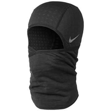 Nike Unisex – Adult's Run Therma Sphere 3.0 Balaclava, Black/Silver, Standard Size