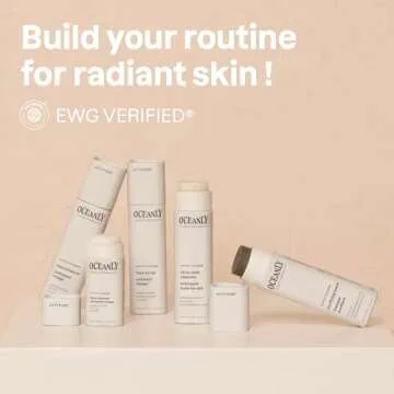 ATTITUDE Oceanly Face Scrub Stick, EWG Verified, Plastic-free, Plant and Mineral-Based Ingredients, Vegan and Cruelty-free Beauty Products, PHYTO CLEANSE, Unscented, 1 Ounce