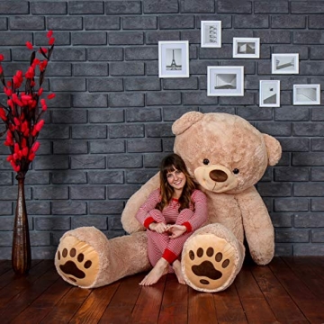 Giant 7 Foot Teddy Bear - Cuddly Comfort for All Ages!