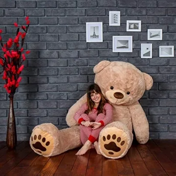 Giant 7 Foot Teddy Bear - Cuddly Comfort for All Ages!