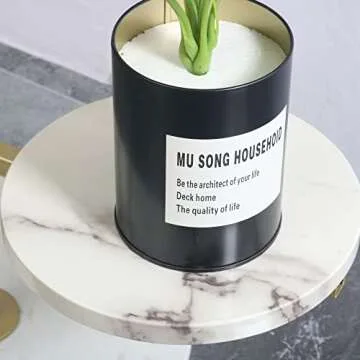 HAINARverS Gold Metal Plant Stand Indoor outdoor, marble 5Tier H49inch Tall Planter Stand Corner Flower Pot Holder multiple Shelves Plant Display for Patio Garden Living Room（5Tier Gold）