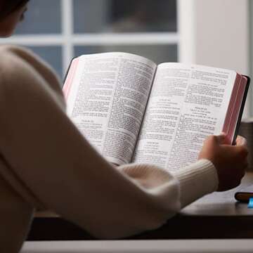 Premium KJV Holy Bible in Large Print & Genuine Leather