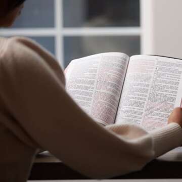 Premium KJV Holy Bible in Large Print & Genuine Leather