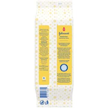 Johnson's Gentle Baby Cleansing Cloths for Newborns - 15ct