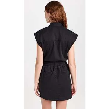 Pistola Denim Women's Rosie Mini Dress, Fade to Black, XS