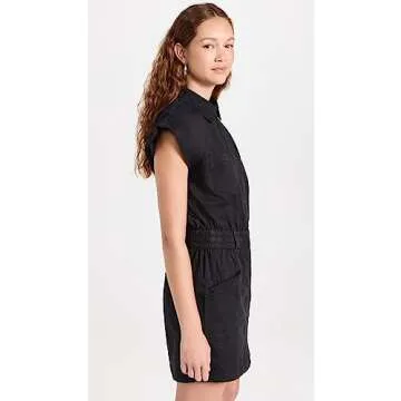 Pistola Denim Women's Rosie Mini Dress, Fade to Black, XS