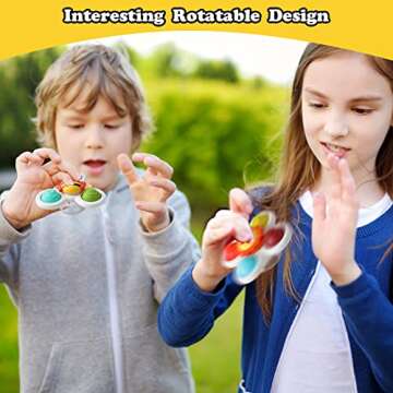 Suction Cup Spinner Toys for Baby,Baby Fidget Spinner Suction,Window Spinner Toys for Toddlers 1-3,Sensory Bath Toys Gift for 1 2 3 Year Old