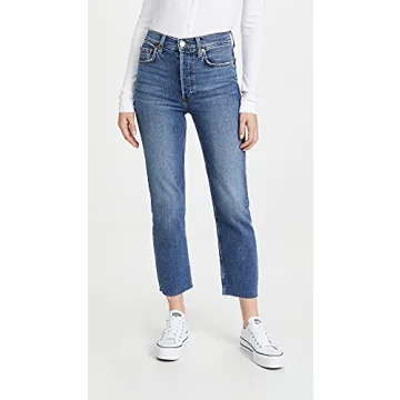 RE/DONE Comfort Stretch High Rise Stove Pipe Jeans for Women