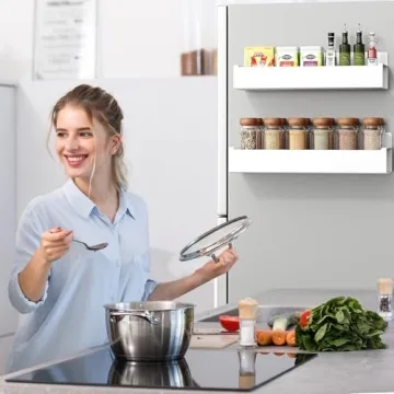 Vetacsion Magnetic Spice Racks for Organized Kitchens