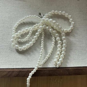 PUCAPOCO Pearl Bow Charms for Sneakers & Accessories