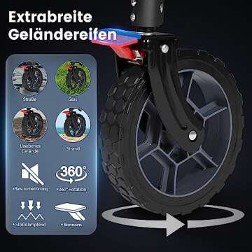 Sekey 220L Collapsible Foldable Wagon with 330lbs Weight Capacity, Heavy Duty Folding Wagon Cart with Big All-Terrain Wheels & Drink Holders (Black)