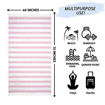 Folkulture Beach Towel - Quick Dry, Sandproof, Perfect for Summer