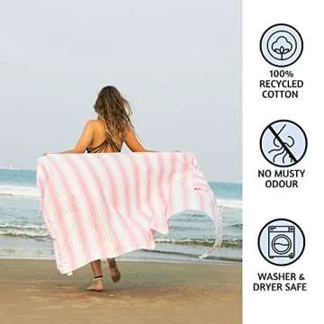 Folkulture Beach Towel - Quick Dry, Sandproof, Perfect for Summer