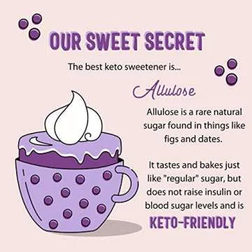 Sweet Logic Keto Pure Allulose - Gluten-Free Low-Calorie Sweetener