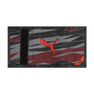 PUMA Kids' Red & Black Trifold Wallet - Stylish