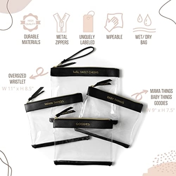 Lucky Love Diaper Bag Organizing Pouches Set of 4