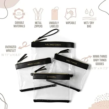 Lucky Love Diaper Bag Organizing Pouches Set of 4