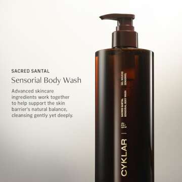 CYKLAR Sensorial Body Wash - Sacred Santal Hydrating Cleanser for All