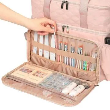 Nail Polish Organizer with Storage for 80 Bottles