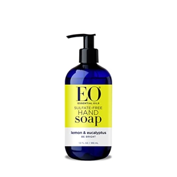 EO Lemon Eucalyptus Hand Soap, Pack of 3 Refreshing Bottles