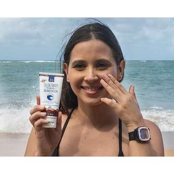 Olita Tinted Mineral Sunscreen SPF 30 Lotion - Golden Amber - 3 oz - Broad Spectrum, Chemical Free, All-Natural, Reef Safe, Organic, Zinc Sunblock, Water-Resistant