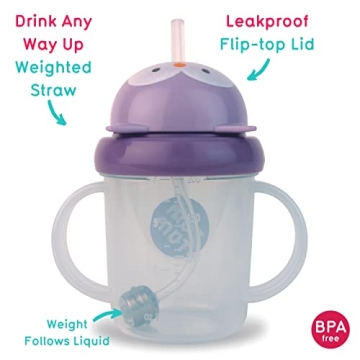 TUM TUM Tippy Up Free Flow Sippy Cup for Toddlers