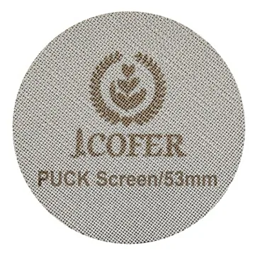 IKAPE 53.5mm Espresso Puck Screen - Enhance Your Brewing Experience with 316 Stainless Steel