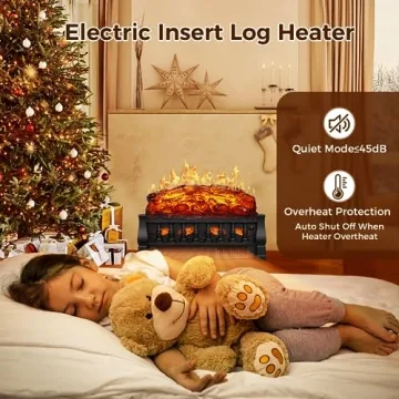 Joy Pebble 21" Electric Fireplace Insert with Remote Control