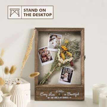 Stylish AW BRIDAL Shadow Box for Precious Memories