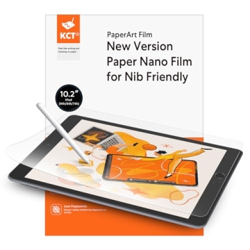 KCT 2 Pack Paperfeel Screen Protector Compatible with iPad 9th/8th/7th (10.2-Inch, 2021-2019), Matte...