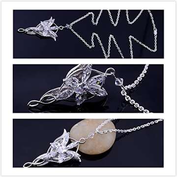 Evenstar Necklaces Inspired by Lord of the Rings for Fans