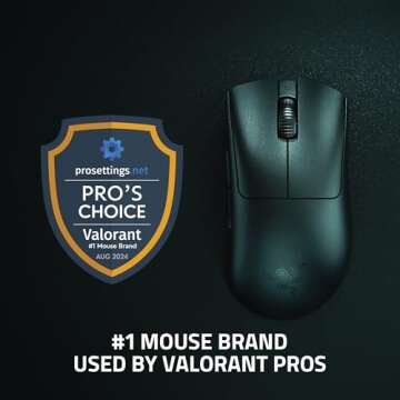 Razer DeathAdder V3 Pro Gaming Mouse: Lightweight Design & Pro Features