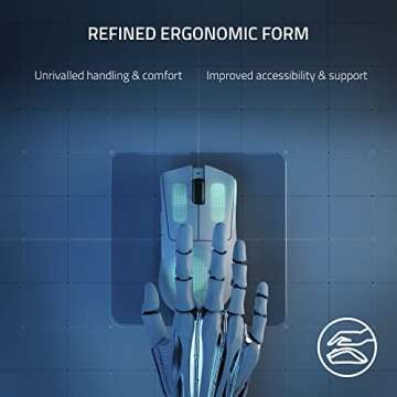 Razer DeathAdder V3 Pro Gaming Mouse - Ultra Lightweight & Fast