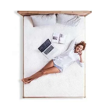 Olee Sleep Full Mattress , 9 Inch Memory Foam Mattress, Gel Memory Foam Mattress, Gel Infused for Comfort and Pressure Relief, CertiPUR-US Certified, Bed-in-a-Box, Medium Firm, White, Full Size