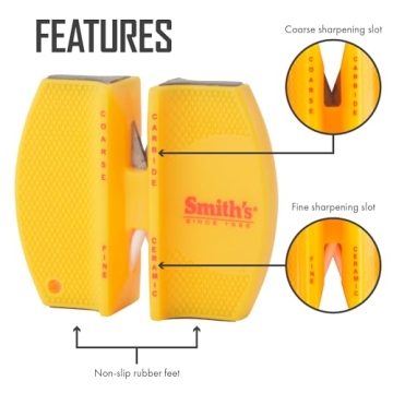 Smith's CCKS Knife Sharpener: Two-Step Precision
