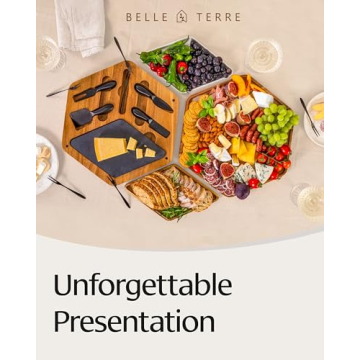 BELLE TERRE Cheese Board Set for Elegant Entertaining