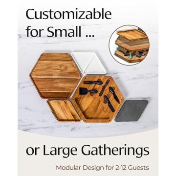 BELLE TERRE Cheese Board Set for Elegant Entertaining