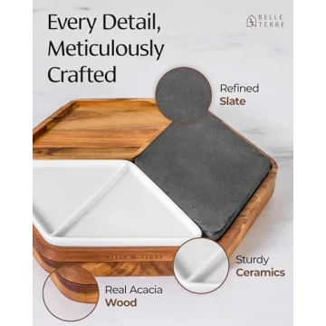 BELLE TERRE Cheese Board Set for Elegant Entertaining