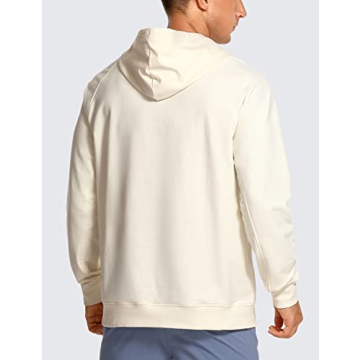 CRZ YOGA Men's French Terry Hoodies - Casual & Workout